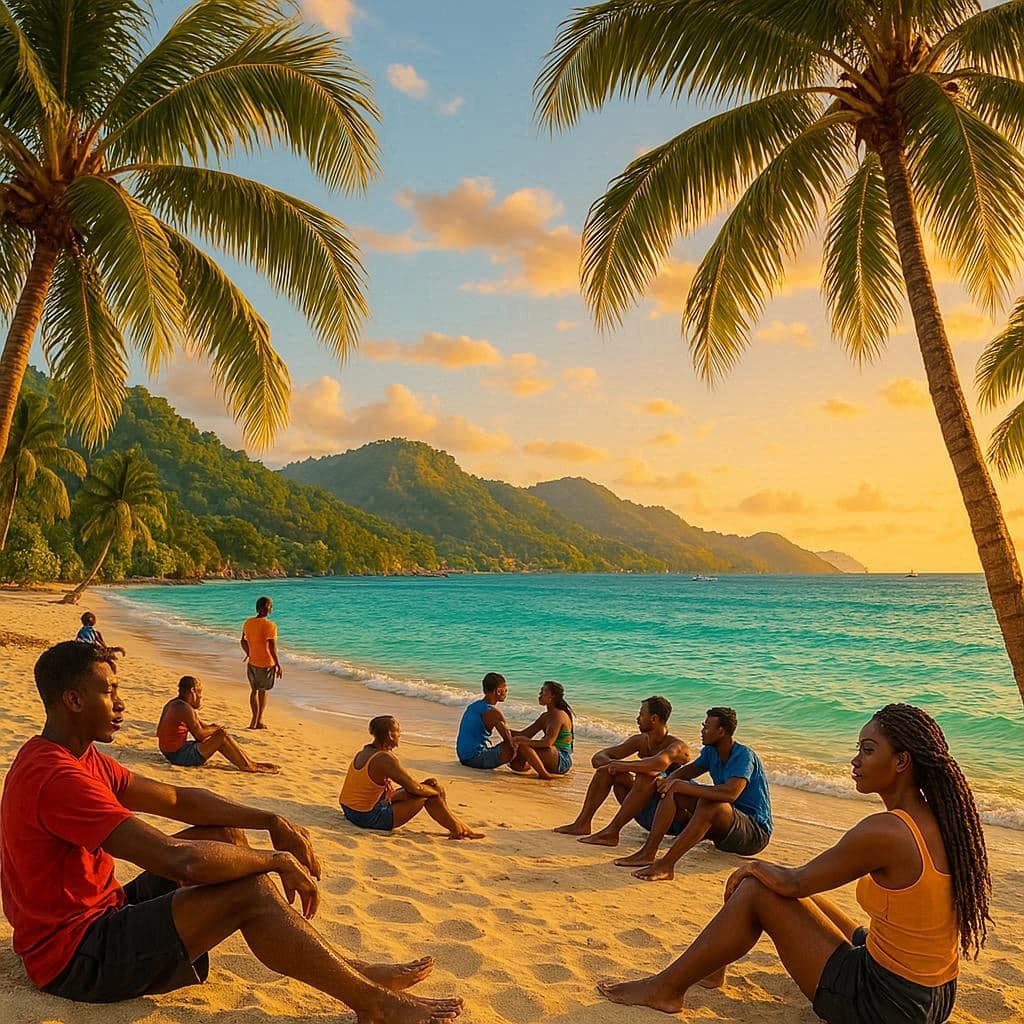 Cap-Haïtien beach — relax after the matches